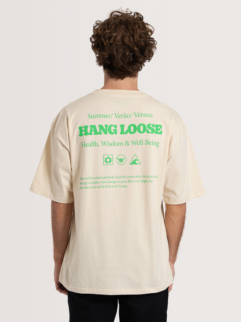 Camiseta Especial Off White Hang Loose Wisdom