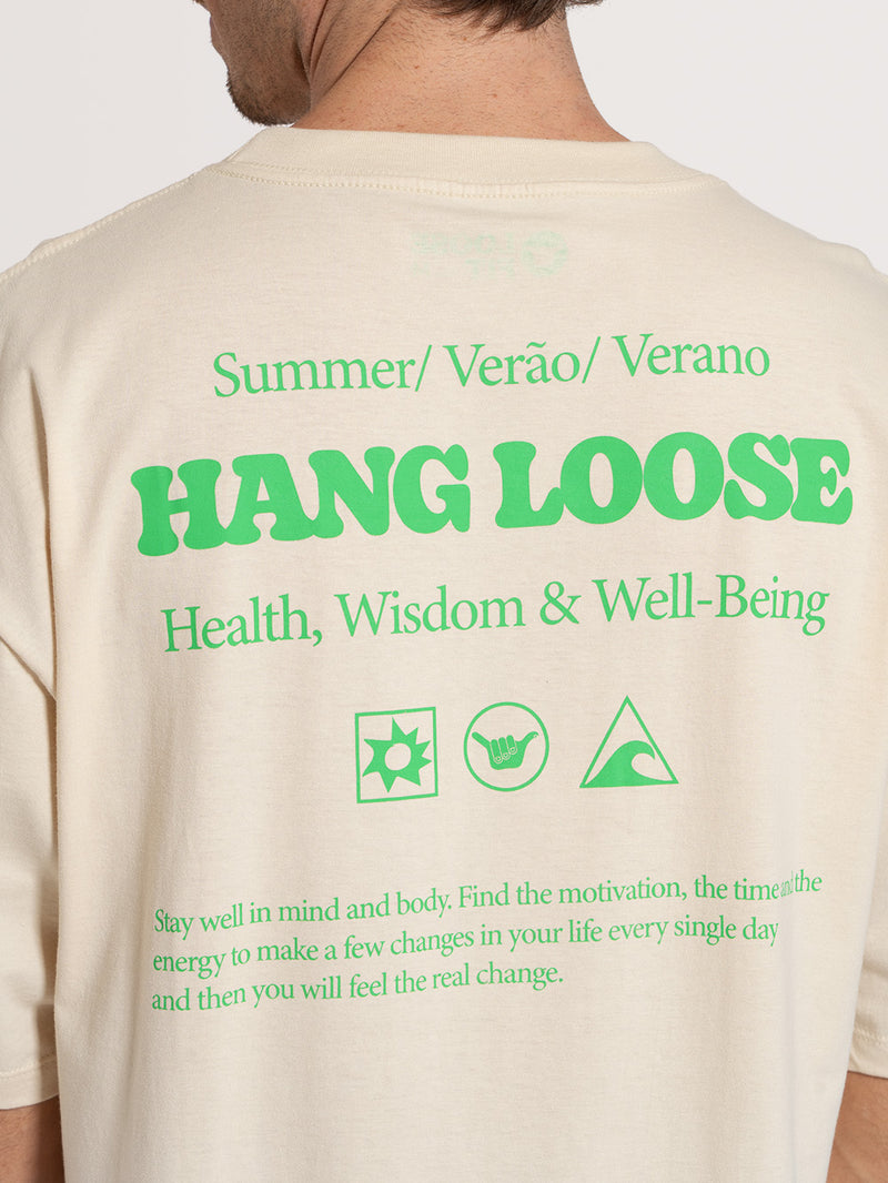 Camiseta Especial Off White Hang Loose Wisdom