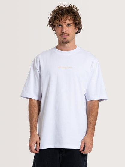 Camiseta Especial Branca Hang Loose Palms