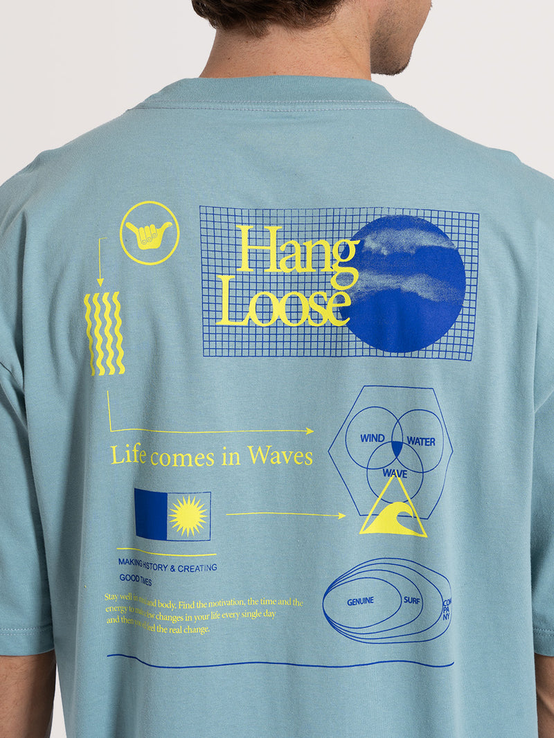 Camiseta Especial Azul Hang Loose Forecast