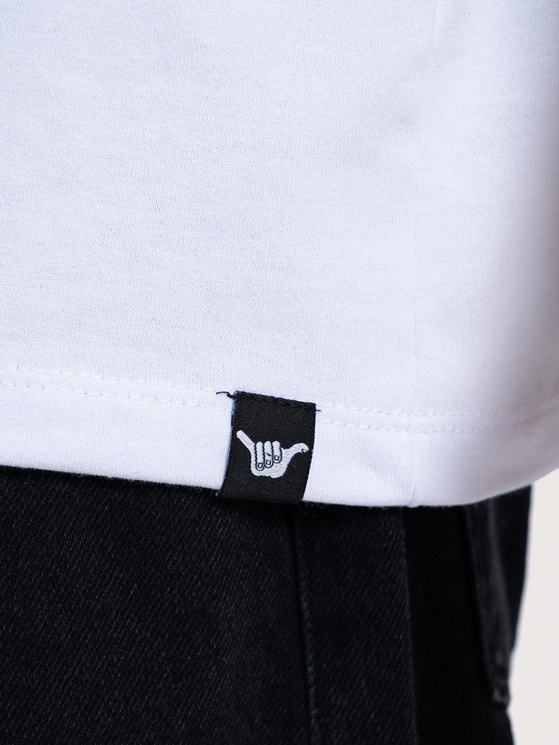 Camiseta Especial Branca Hang Loose Lírio