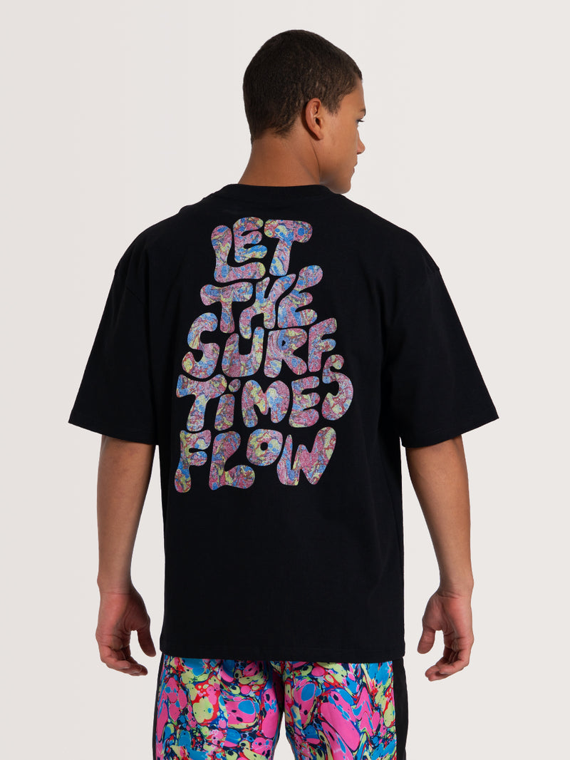 Camiseta Especial Preta Hang Loose Surftimes