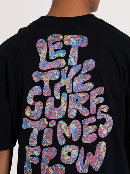 Camiseta Especial Preta Hang Loose Surftimes