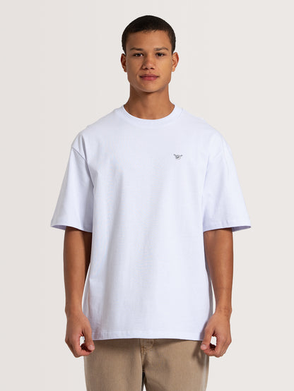 Camiseta Especial Branca Hang Loose Label Patch