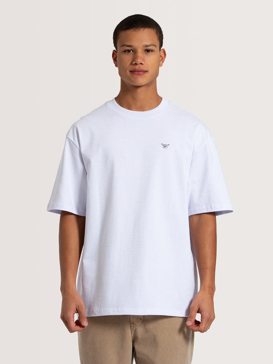 Camiseta Especial Branca Hang Loose Label Patch