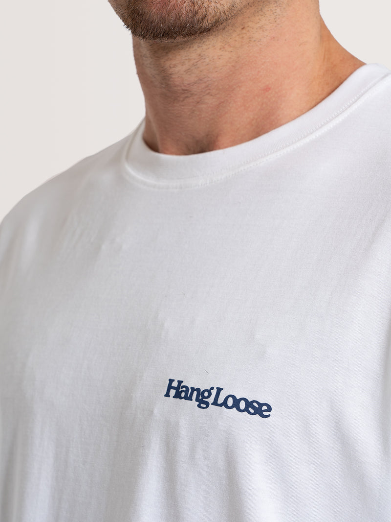 Camiseta Especial Branca Hang Loose Soul