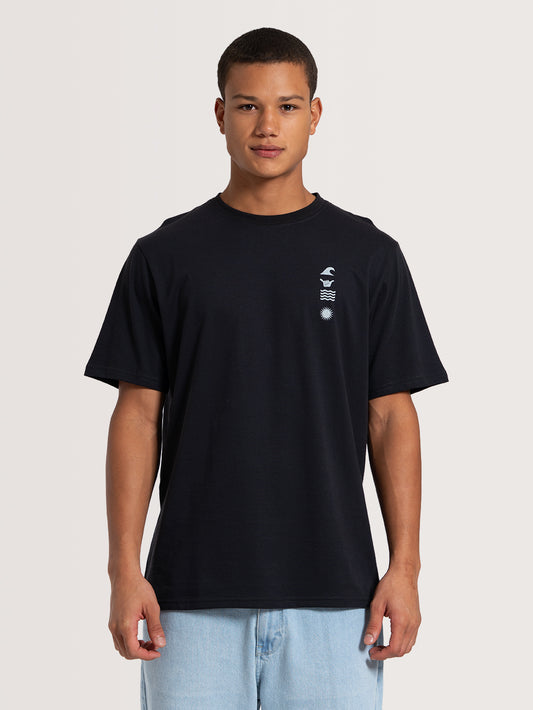 Camiseta Especial Preta Hang Loose Vibes