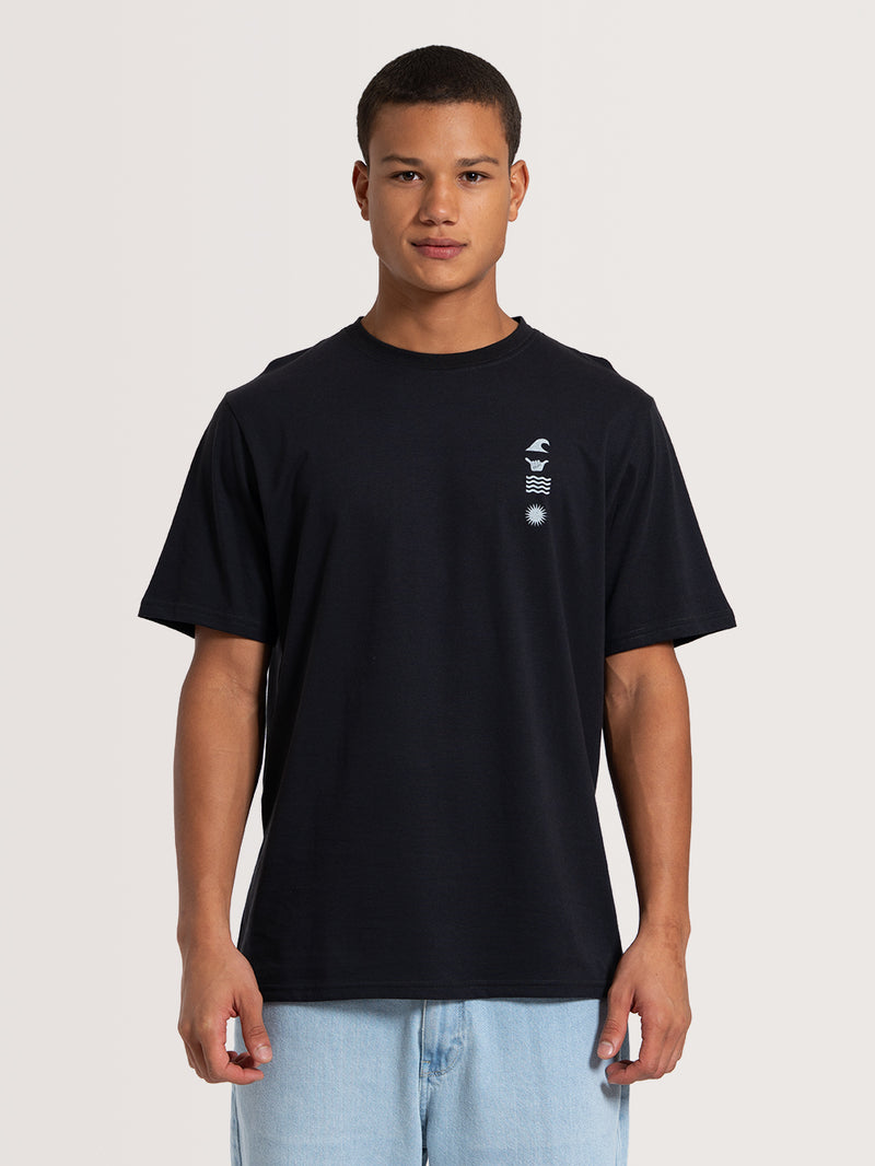 Camiseta Especial Preta Hang Loose Vibes