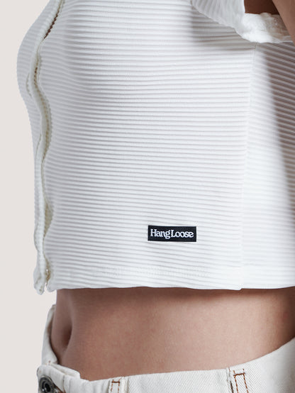 Camiseta Especial Off White Hang Loose Button