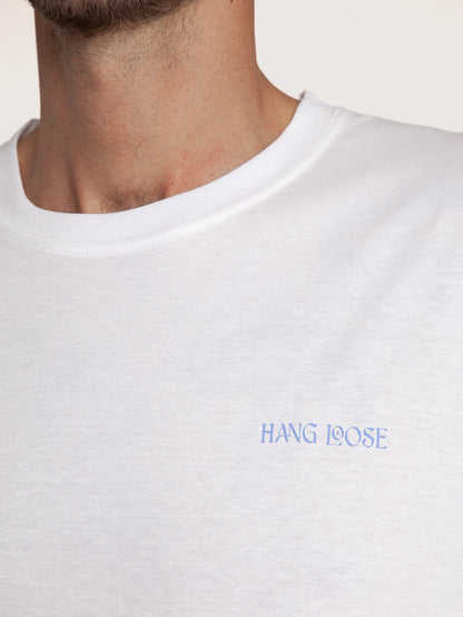 Camiseta Branca Especial Hang Loose Matters