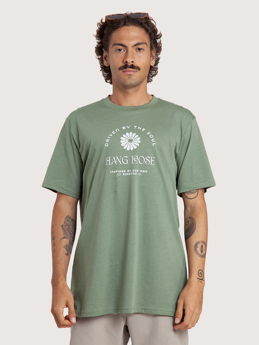 Camiseta Verde Especial Hang Loose Daisy