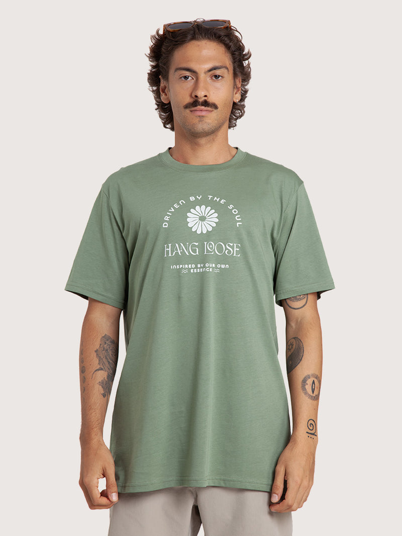Camiseta Verde Especial Hang Loose Daisy