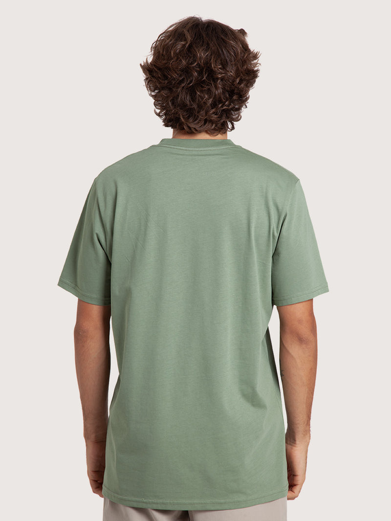 Camiseta Manga Curta Verde Hang Loose Sentence