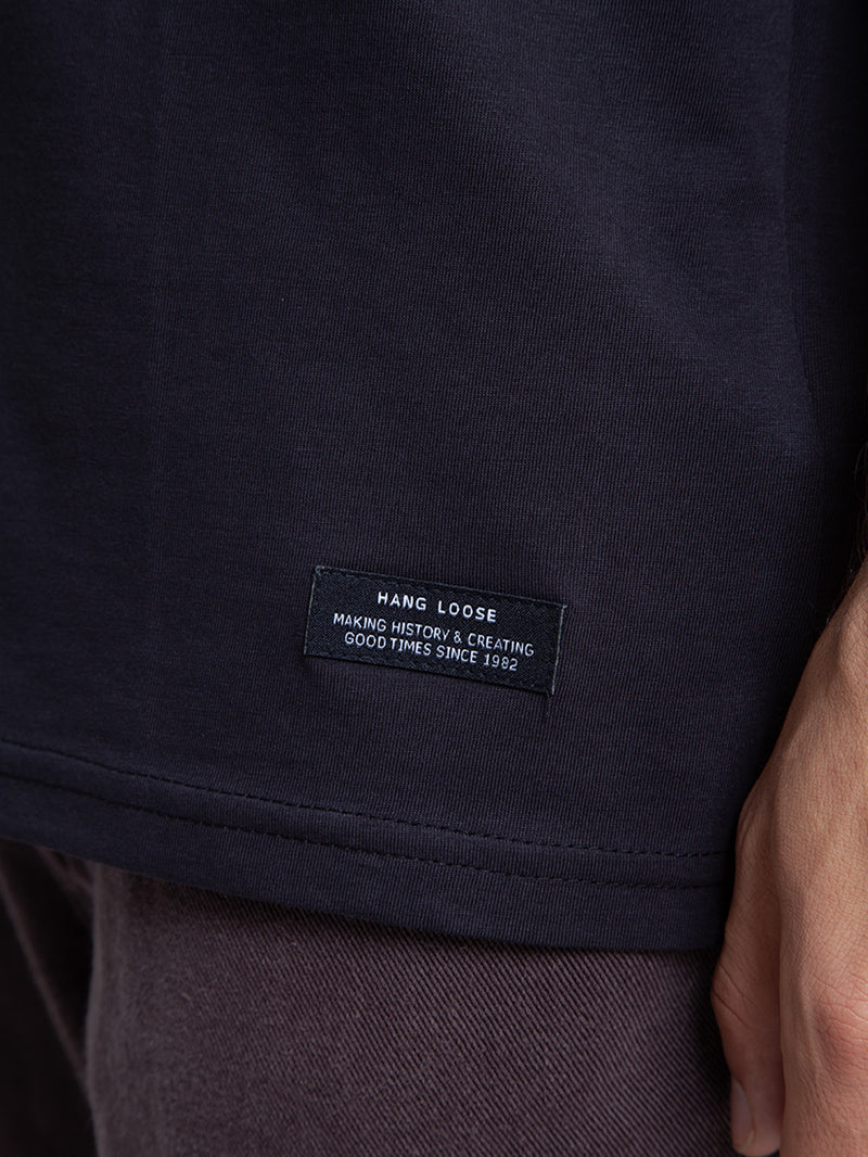 Camiseta Preta Especial Hang Loose Logopath