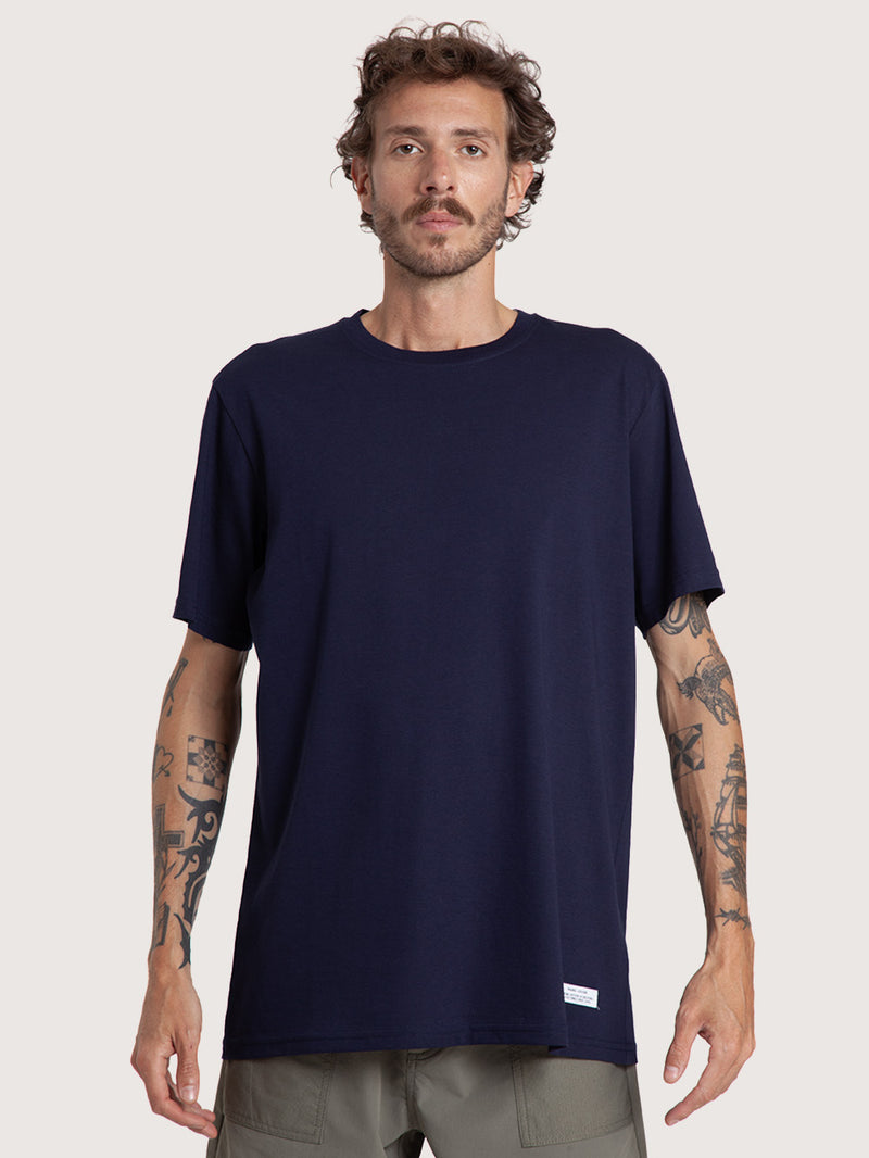 Camiseta Azul Marinho Especial Hang Loose Logopath