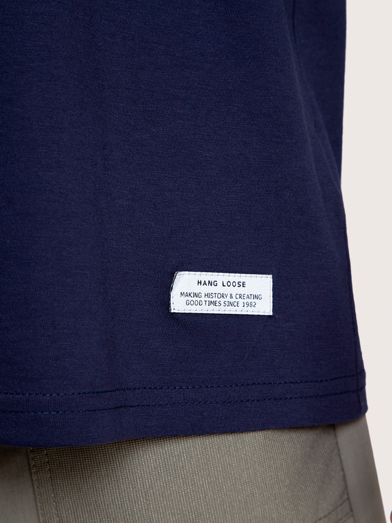 Camiseta Azul Marinho Especial Hang Loose Logopath