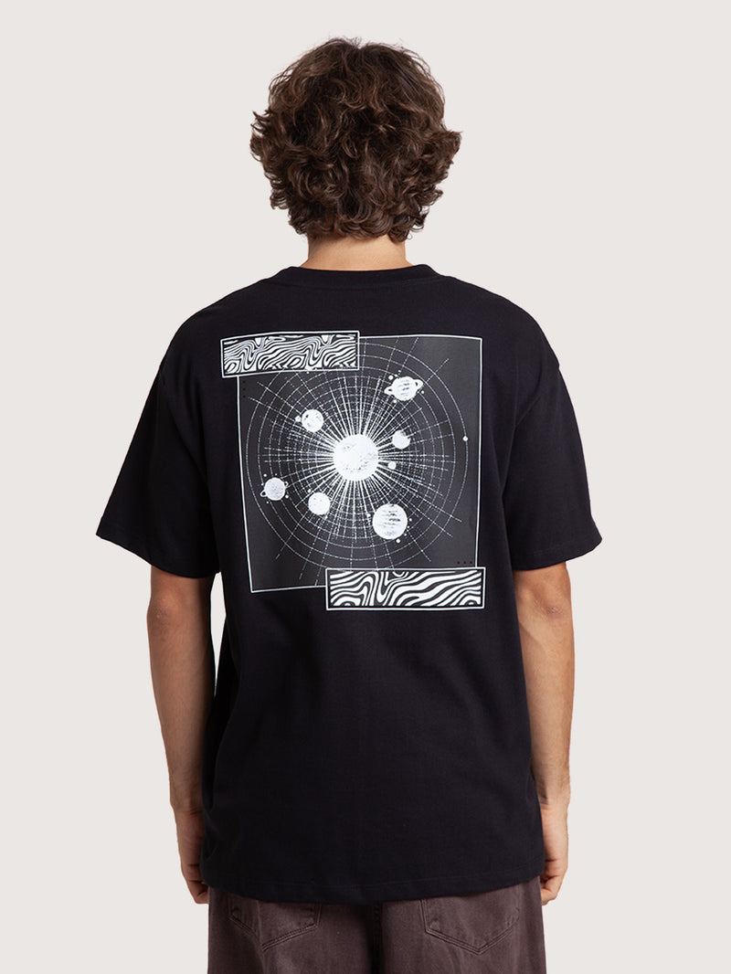 Camiseta Loose Fit Preta Hang Loose Astor