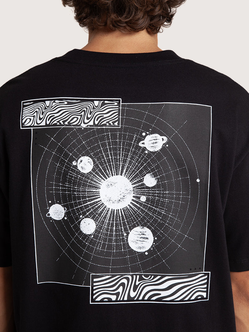 Camiseta Loose Fit Preta Hang Loose Astor