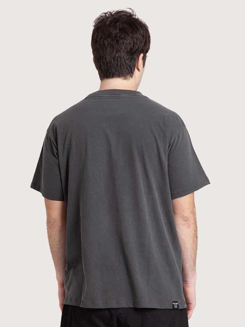 Camiseta Preta Estonada Especial Hang Loose Thunder
