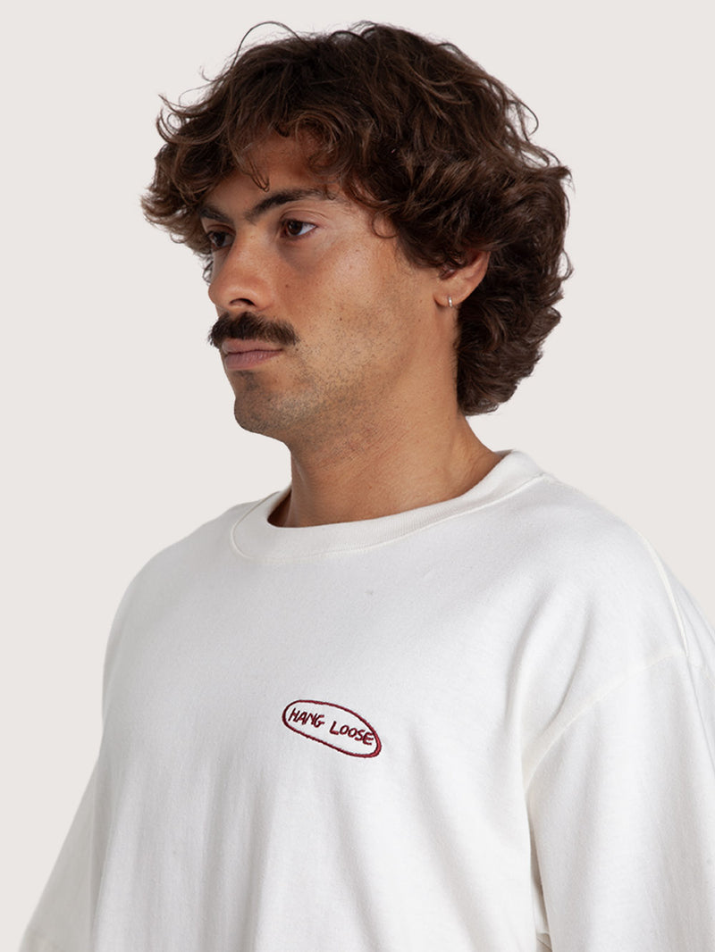 Camiseta Especial Off White Hang Loose Flat