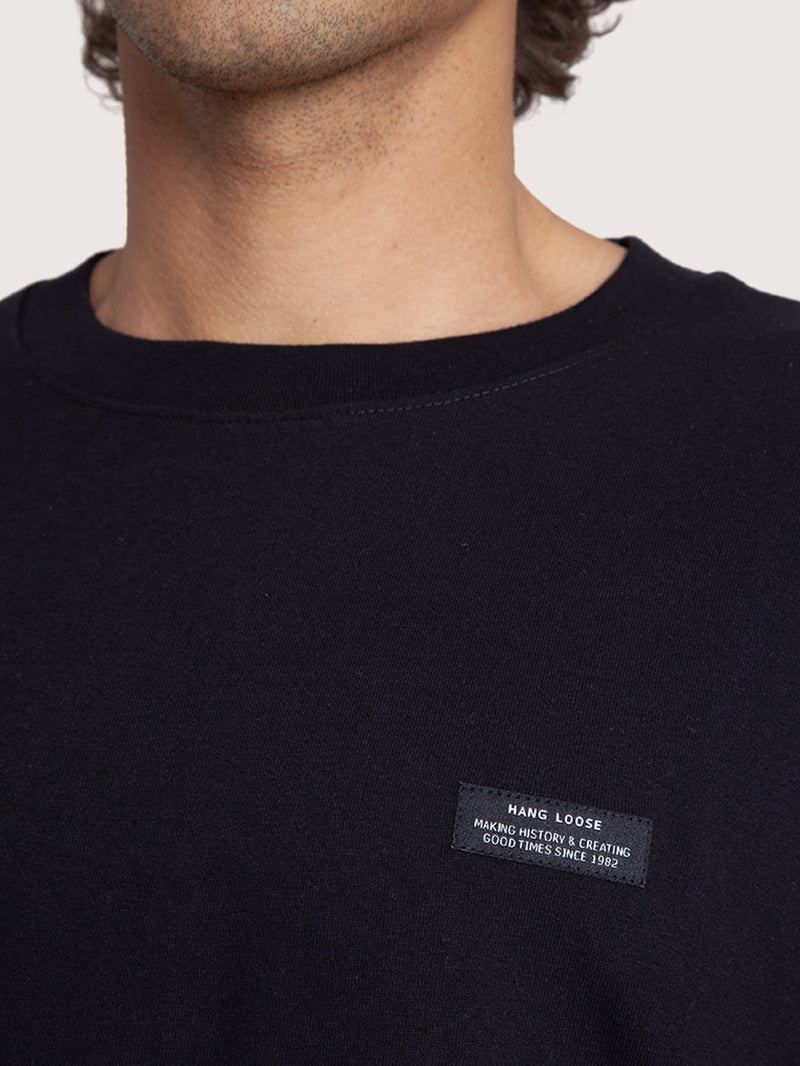 Camiseta Especial Preta Hang Loose Sun