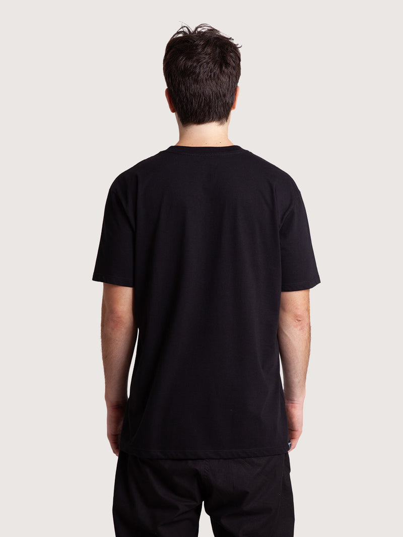 Camiseta Loose Fit Preta Masculina Hang Loose Kanji