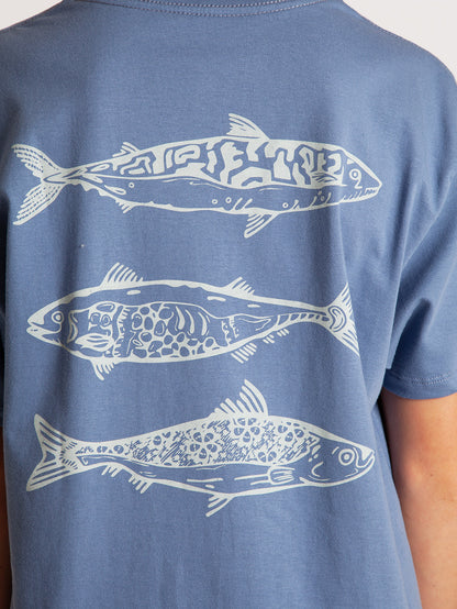Camiseta Especial Hang Loose Juvenil Fish Kids Collection