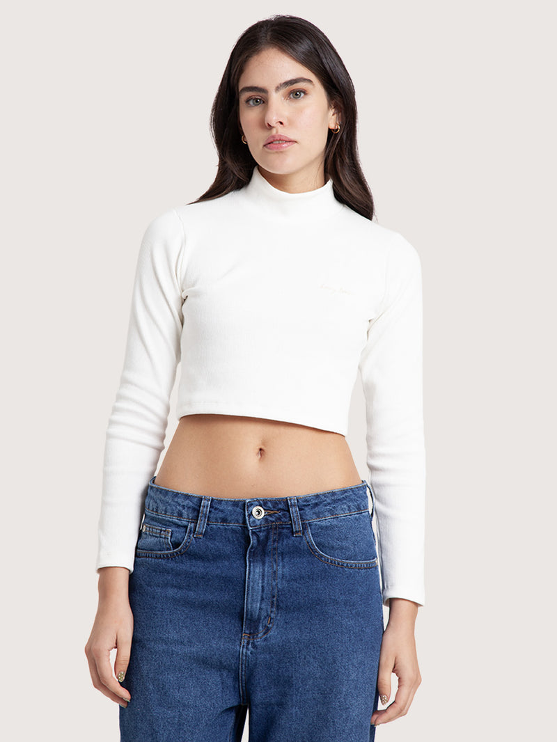 Camiseta Manga Longa Off White Hang Loose Turtle Neck