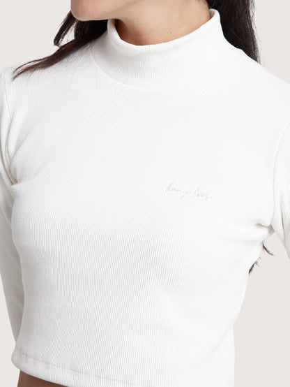 Camiseta Manga Longa Off White Hang Loose Turtle Neck