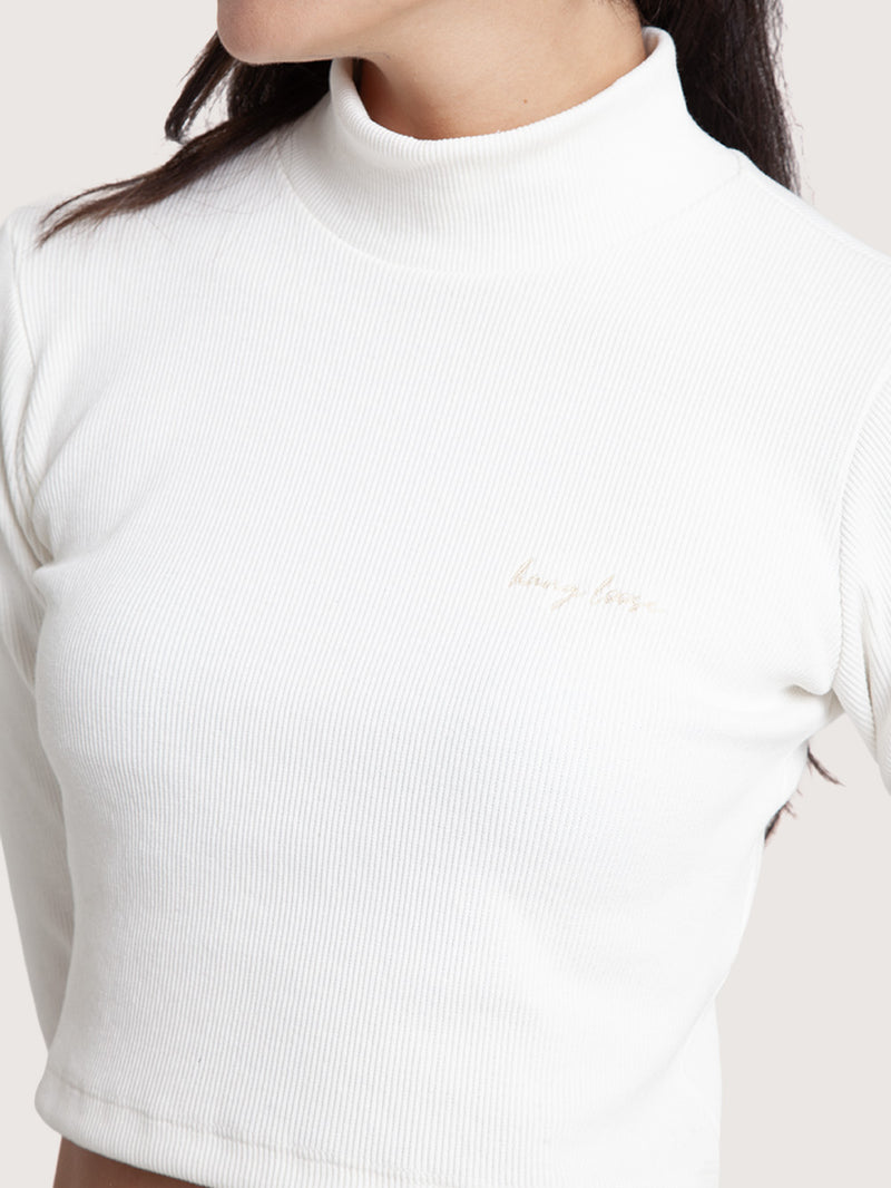 Camiseta Manga Longa Off White Hang Loose Turtle Neck