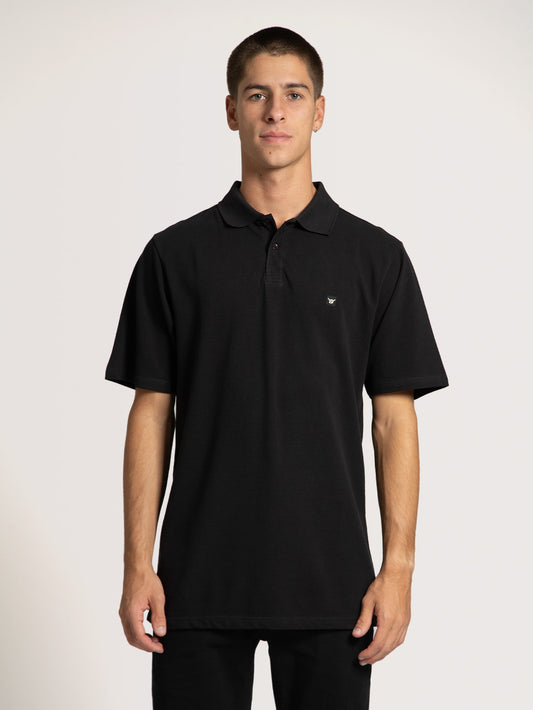 Polo Hang Loose Basic Preto