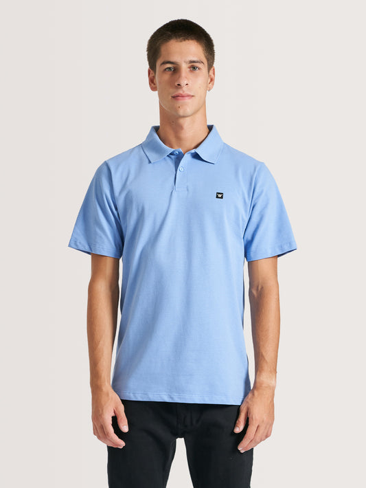 Polo Hang Loose Basic Azul