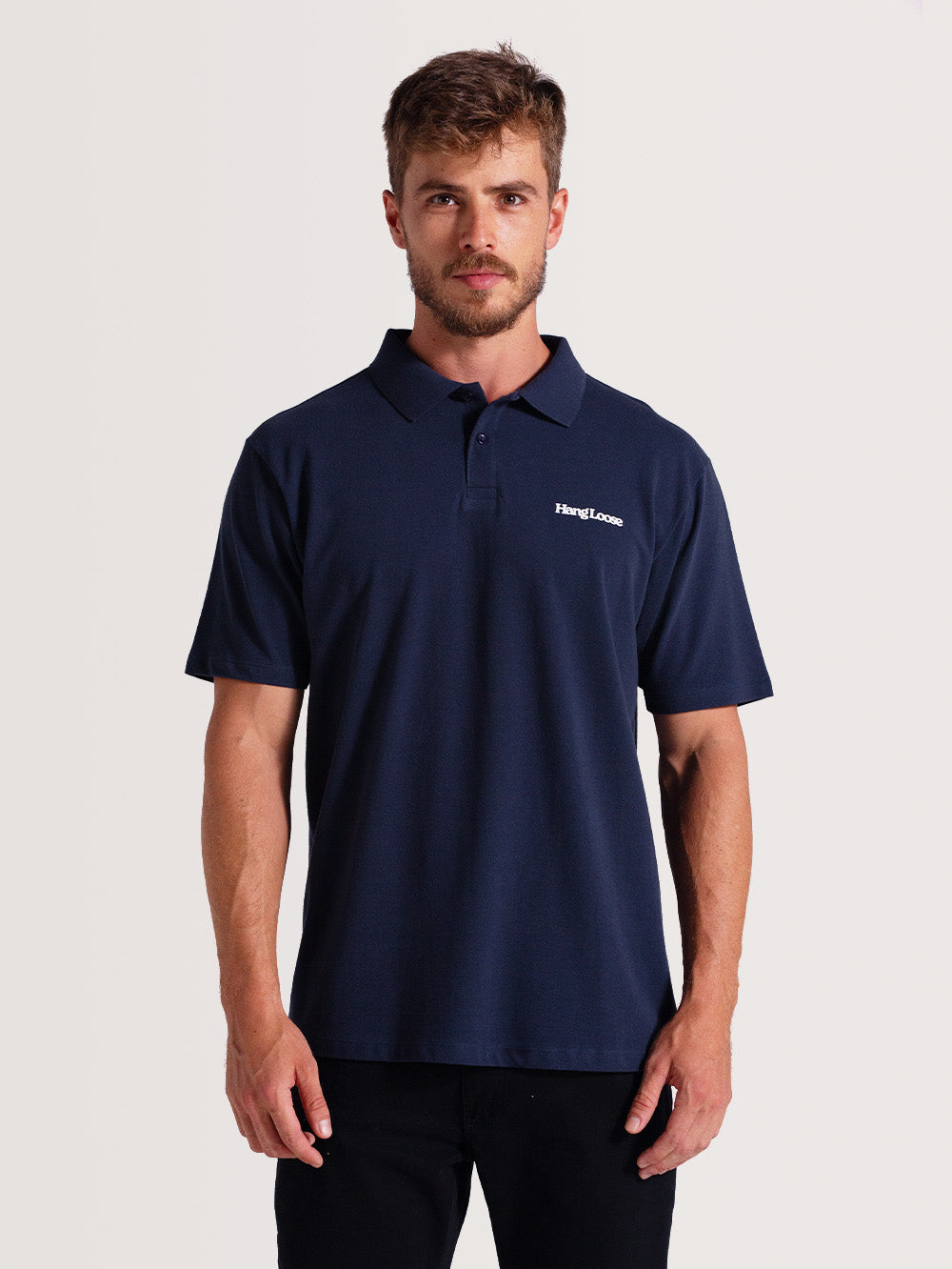 Camisa Gola Polo Azul Hang Loose Basic – Hang Loose Brasil