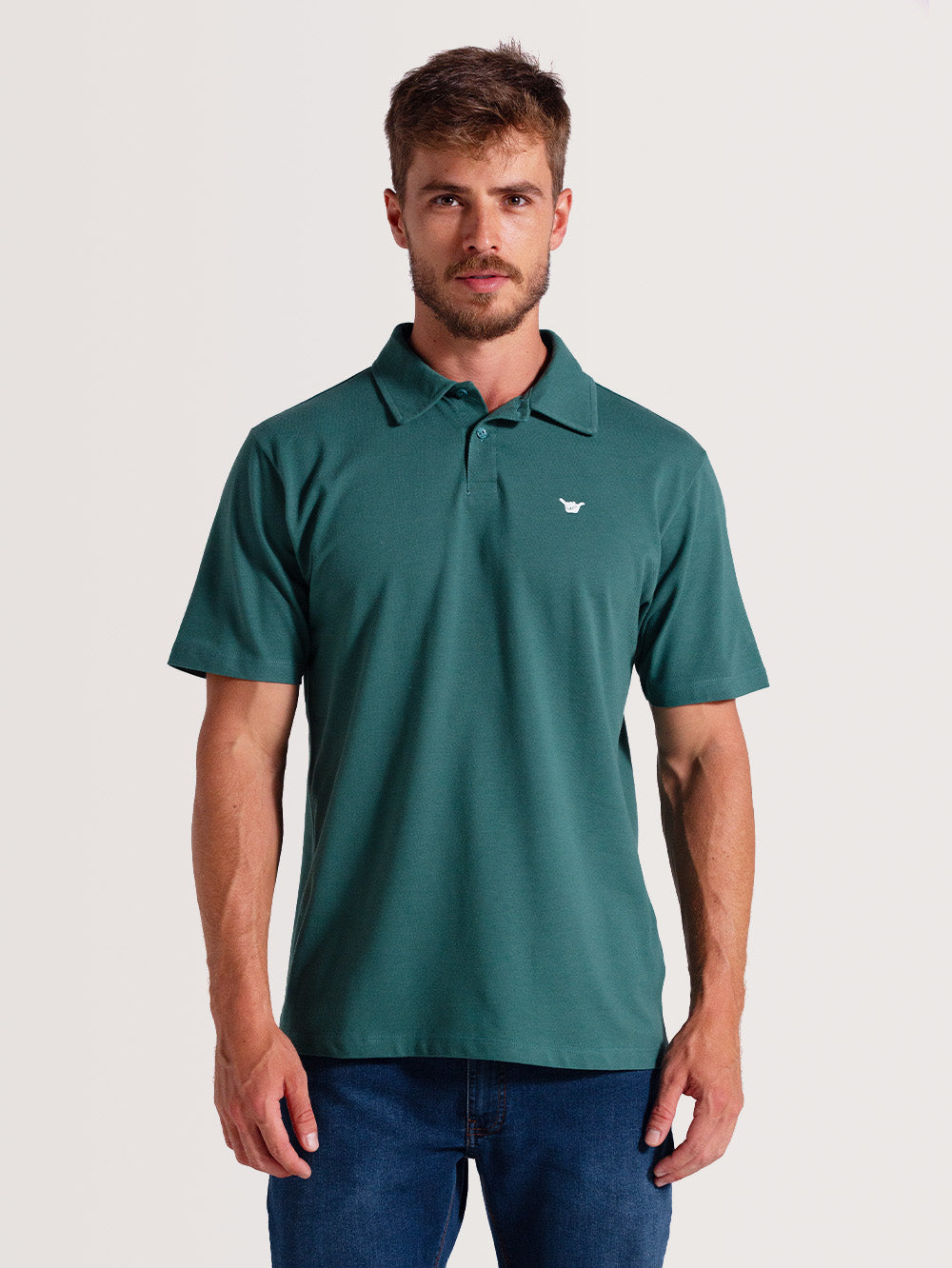 pedestal polo shirt Mサイズ Polo Manga Curta Silk Blend Modal Preto - Aramis