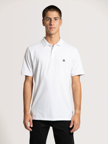 Camisa Gola Polo Branca Hang Loose Classic