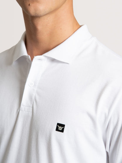 Camisa Gola Polo Branca Hang Loose Classic