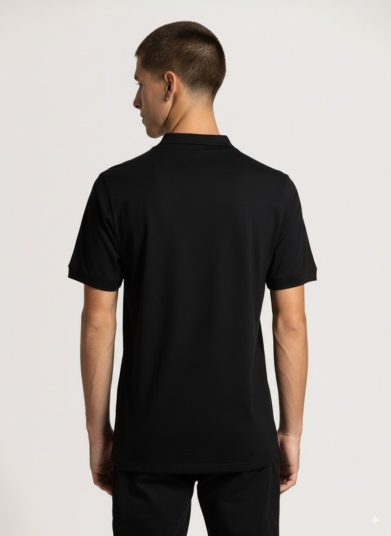 Camisa Gola Polo Preta Hang Loose Classic