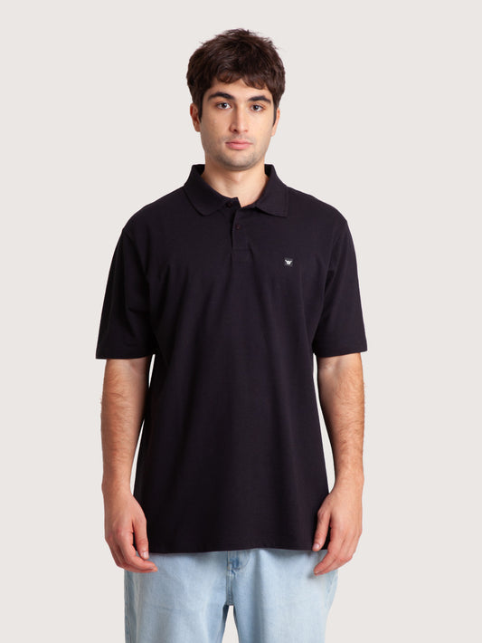 Camisa Polo Hang Loose Basic Preta