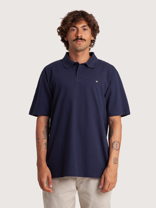 Camisa Polo Hang Loose Basic Azul Marinho