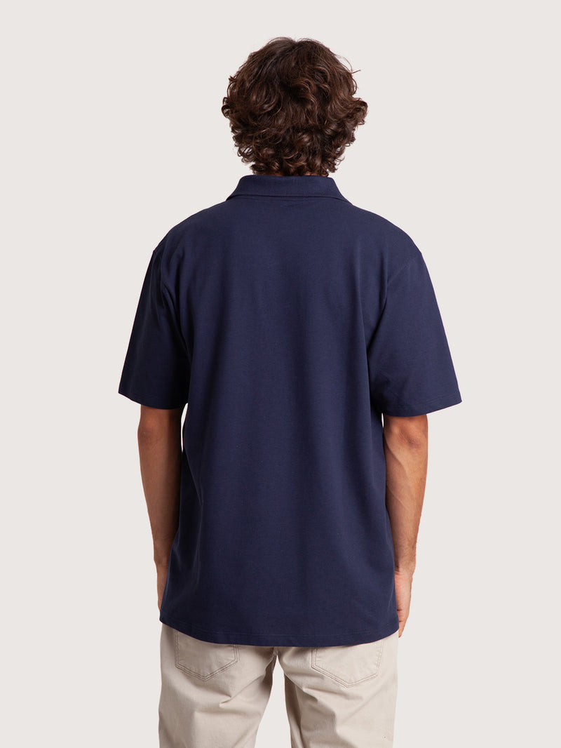 Camisa Polo Hang Loose Basic Azul Marinho