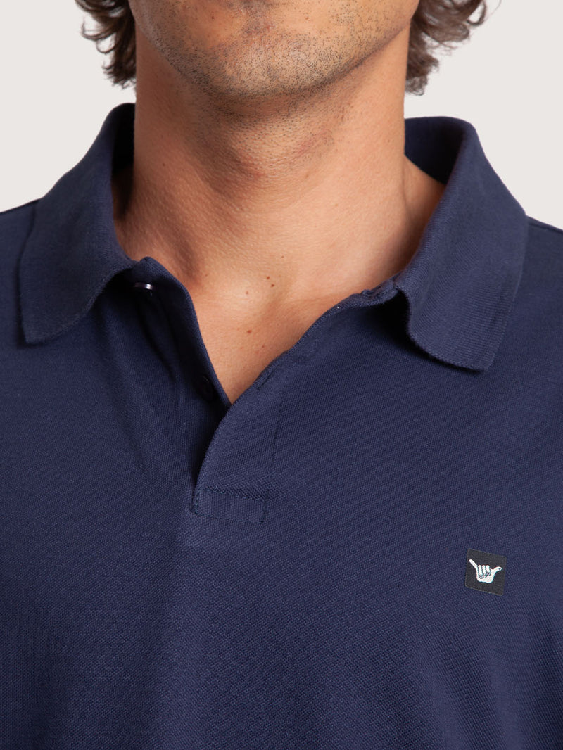 Camisa Polo Hang Loose Basic Azul Marinho