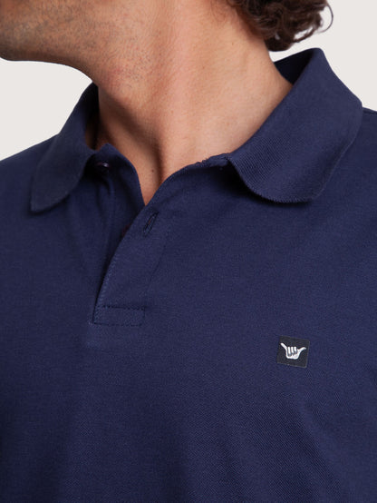Camisa Polo Hang Loose Basic Azul Marinho