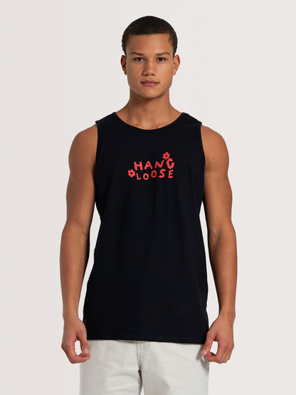 Regata Preta Hang Loose Hippie