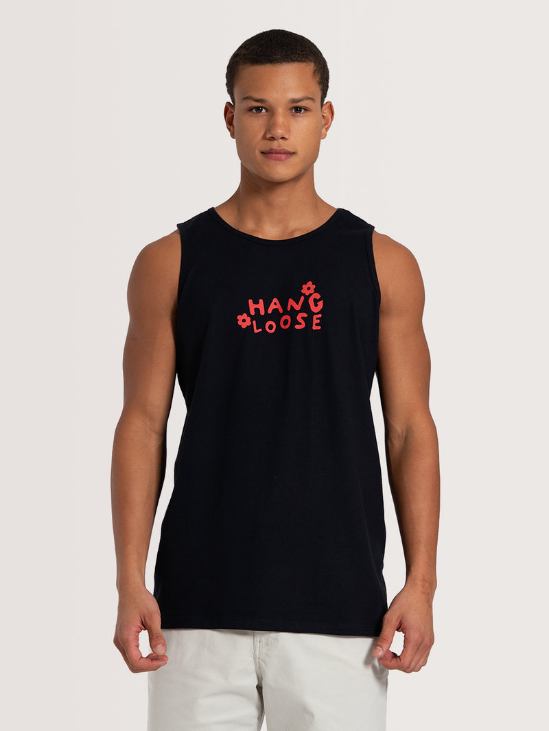 Regata Preta Hang Loose Hippie