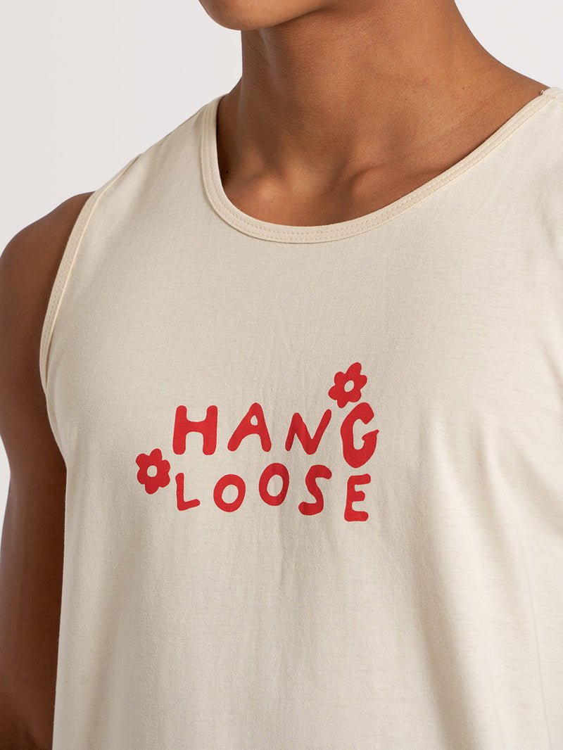 Regata Branca Hang Loose Hippie