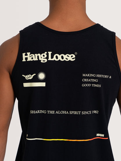 Regata Preta Hang Loose High