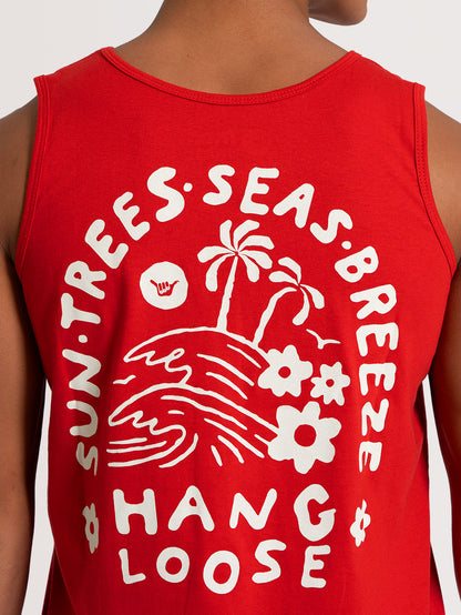 Regata Vermelha Hang Loose Breeze