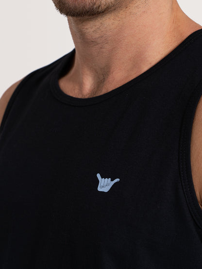 Regata Preta Hang Loose Greekback