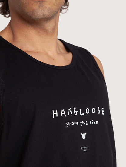 Regata Preto Hang Loose Shake It