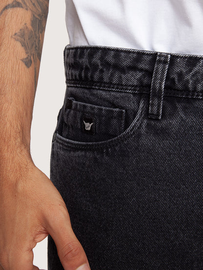 Bermuda Jeans Hang Loose Sable Preta